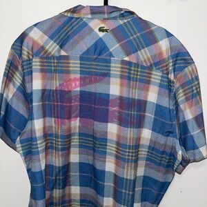 Lacoste rare bottom up shirt